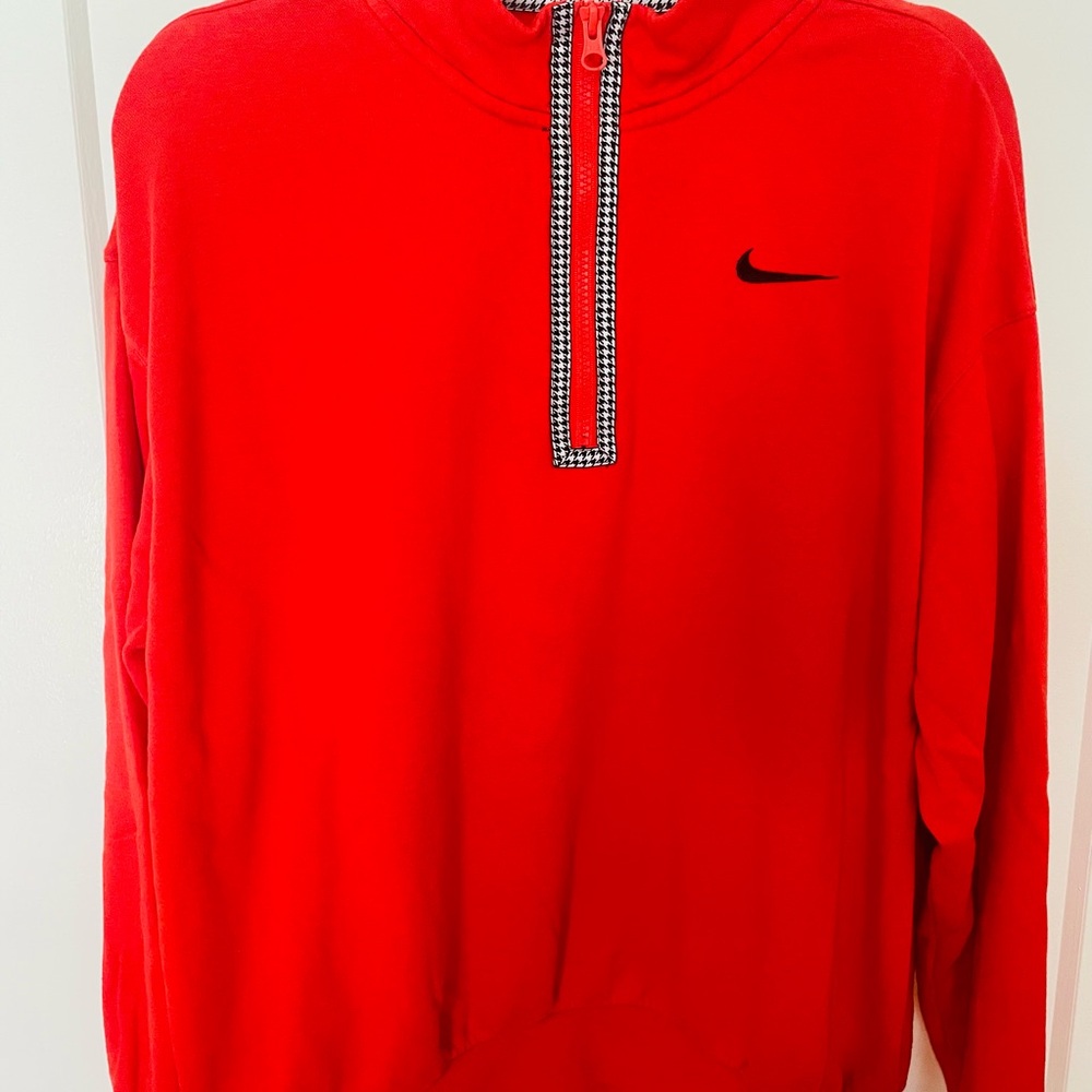 Nike Red Quarter-Zip Sweatshirt